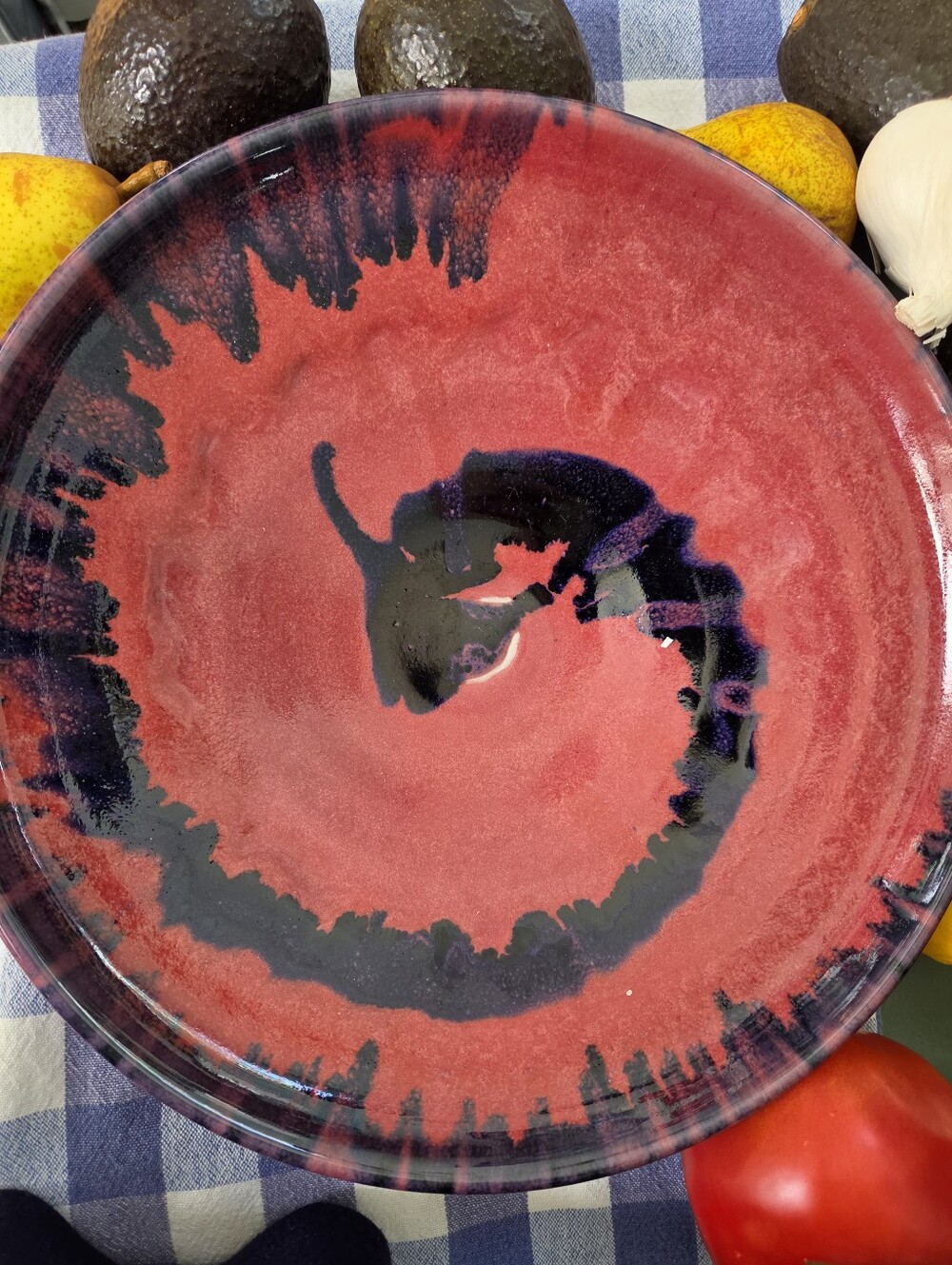 Studio Pottery Stoneware Bowl Signed